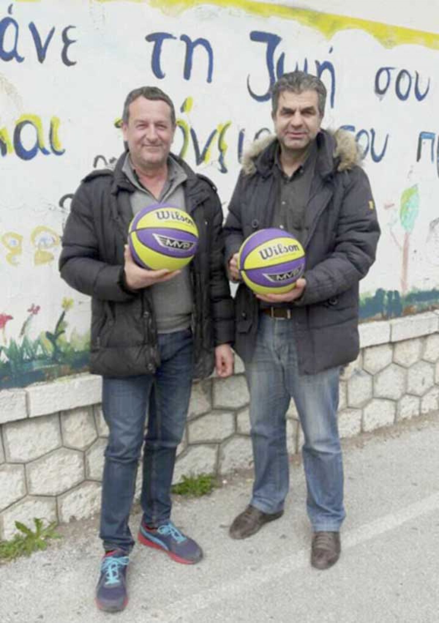 Δώρο μπάλες μπάσκετ στο 16ο Δημ. Σχολείο Ιωαννίνων