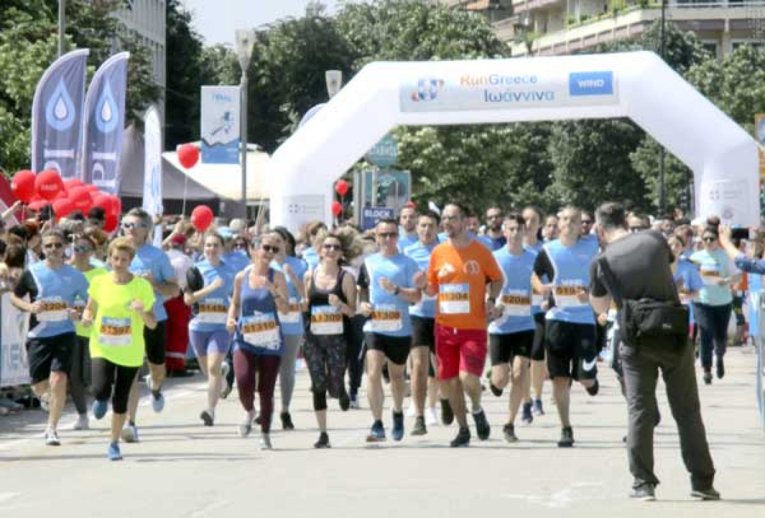 Ένα ανθρώπινο… ποτάμι πλημμύρισε χθες τα Γιάννενα με το Run Greece!