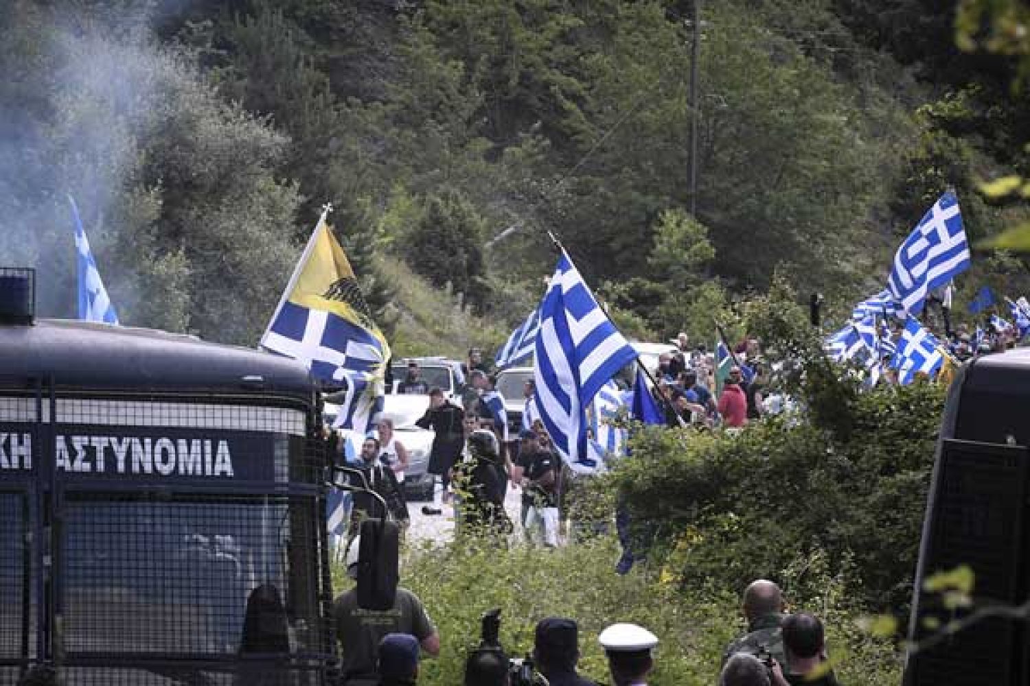 Δυναμικά και Ηπειρώτες στις διαδηλώσεις των Πρεσπών!