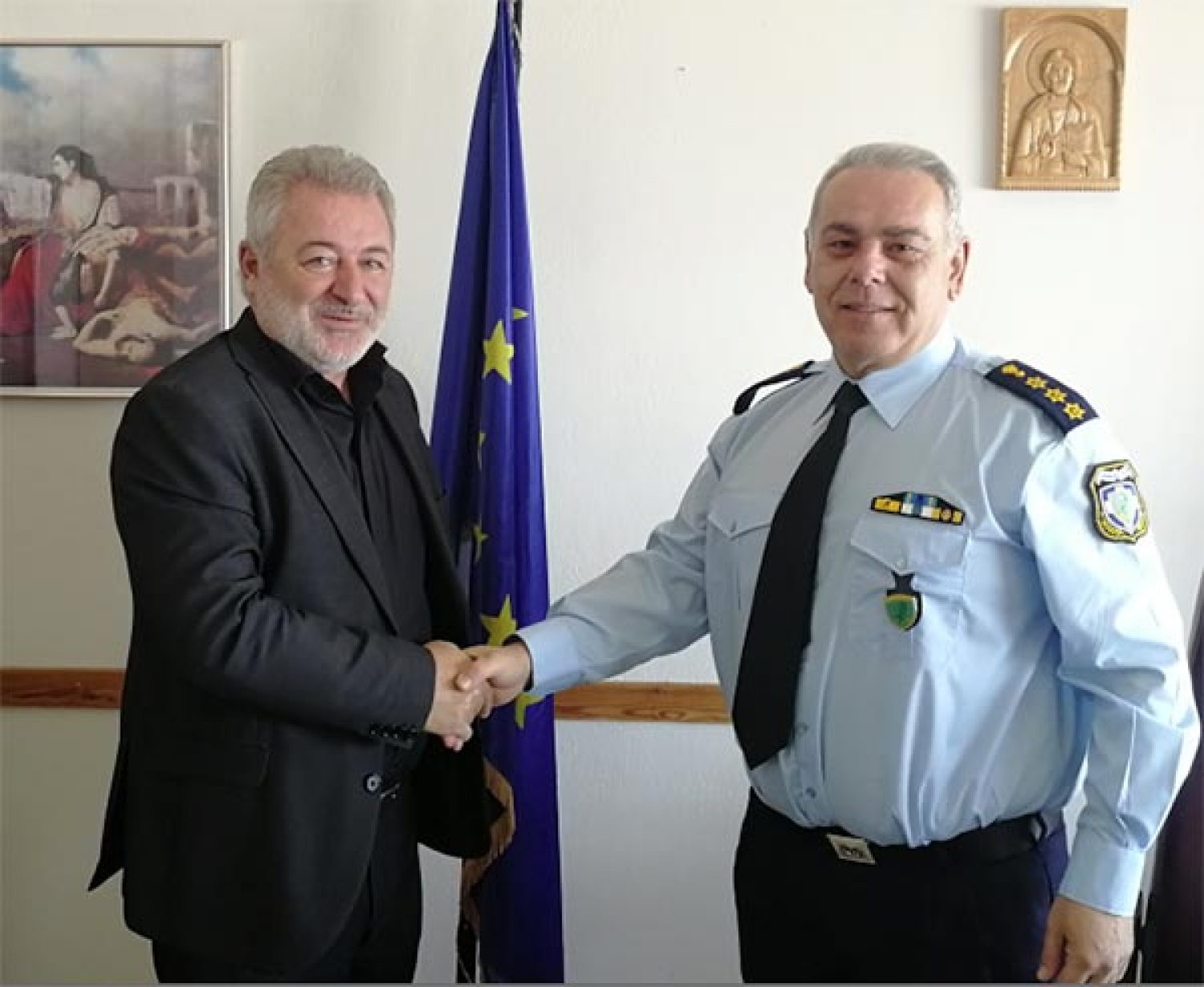Με τον Αστυνομικό Δ/ντή Θεσπρωτίας συναντήθηκε ο Δήμαρχος Ηγουμενίτσας