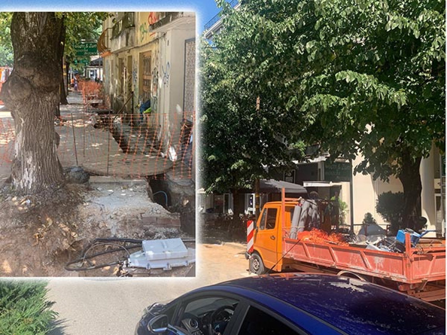 «Ράβε – ξήλωνε» και… κομφούζιο στην οδό Δωδώνης από τη ΔΕΗ!
