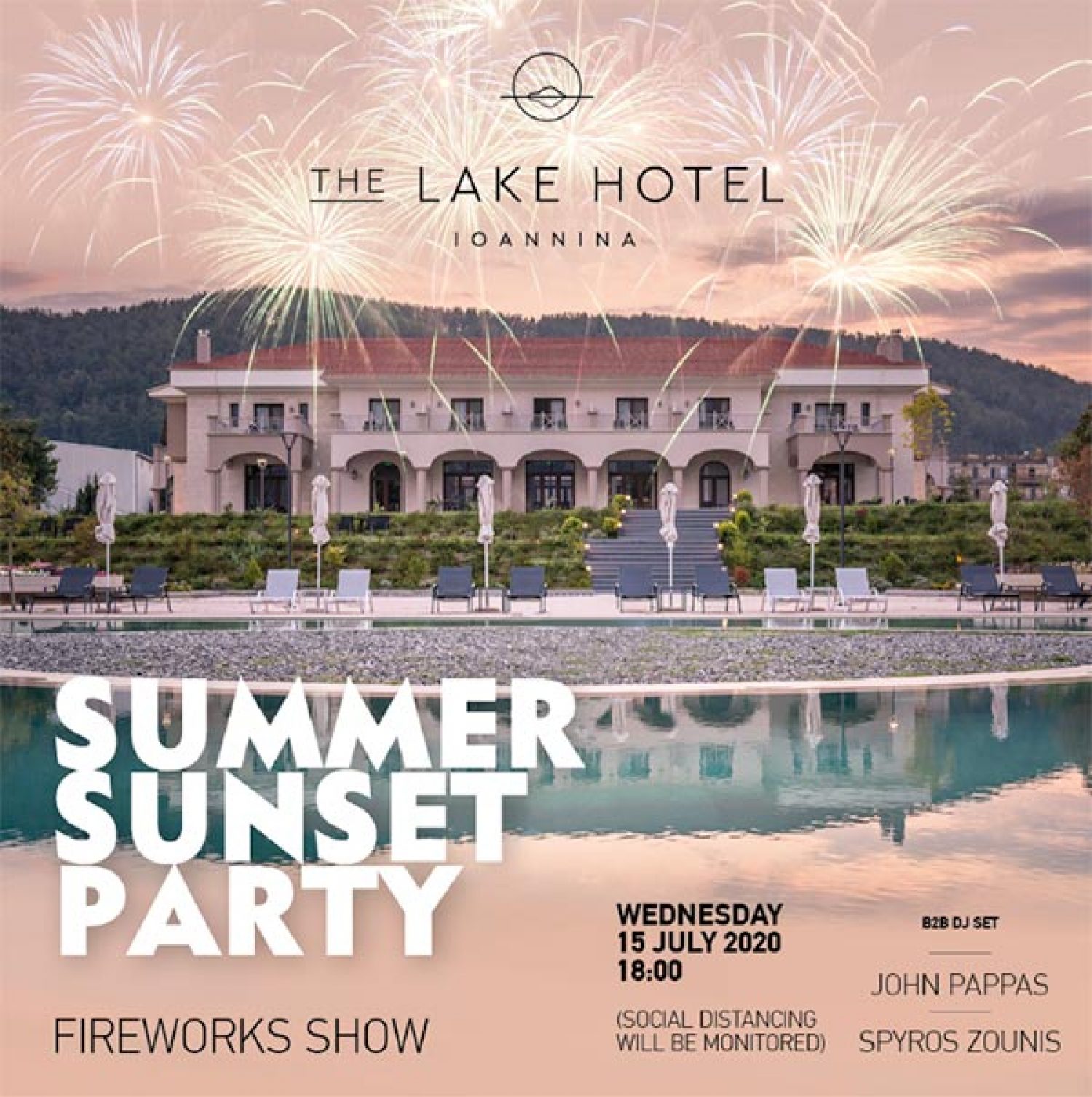 Ένα μοναδικό καλοκαιρινό πάρτι σήμερα στο The Lake Hotel
