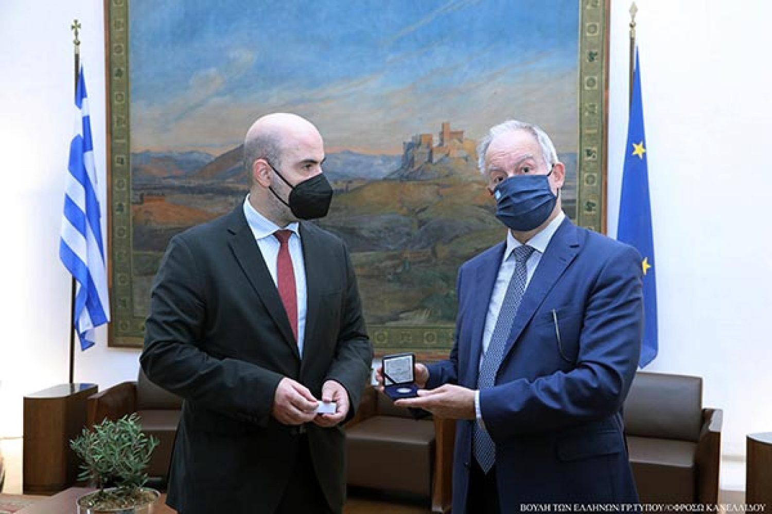 Στον Κων. Τασούλα χθες ο Πρόεδρος της ΕΛΣΤΑΤ