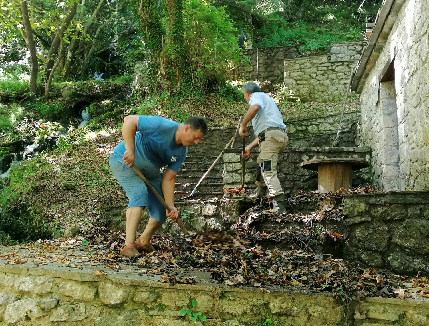 Καθάρισαν το νερόμυλο της Μεγάλης Γότιστας