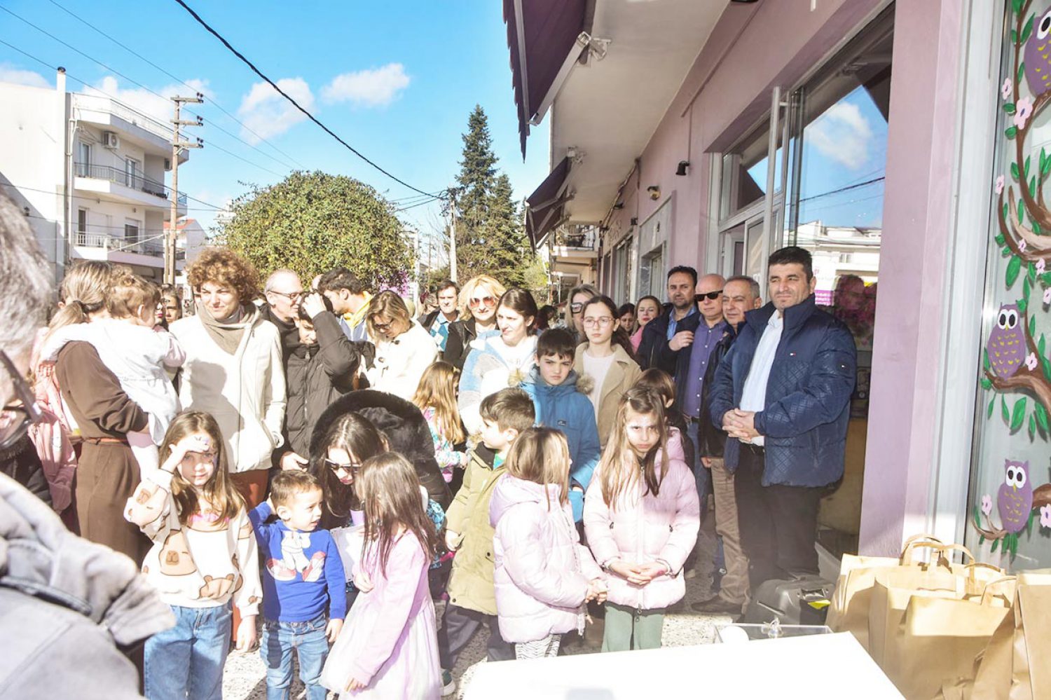 Η «Μωβ Κουκουβάγια» έκοψε βασιλόπιτα και μοίρασε ευχές