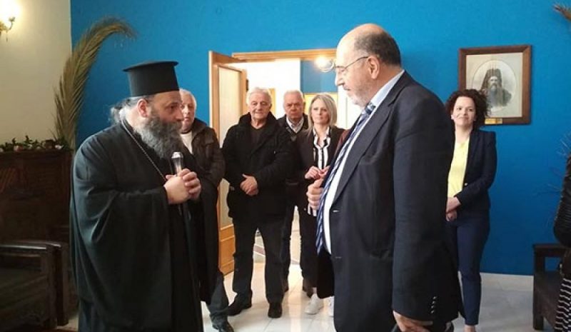 Ευχές από τον Μητροπολίτη Μάξιμο πήρε χθες ο υποψ. Δήμαρχος Ν. Γκόντας 