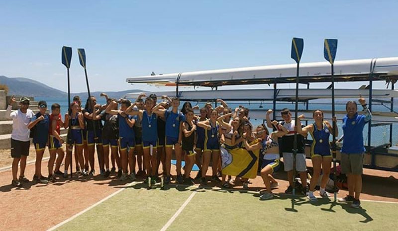 Μετάλλια και στη Μυτιλήνη για  τα νεαρά «κουπιά» του Ν.Ο.Ι.