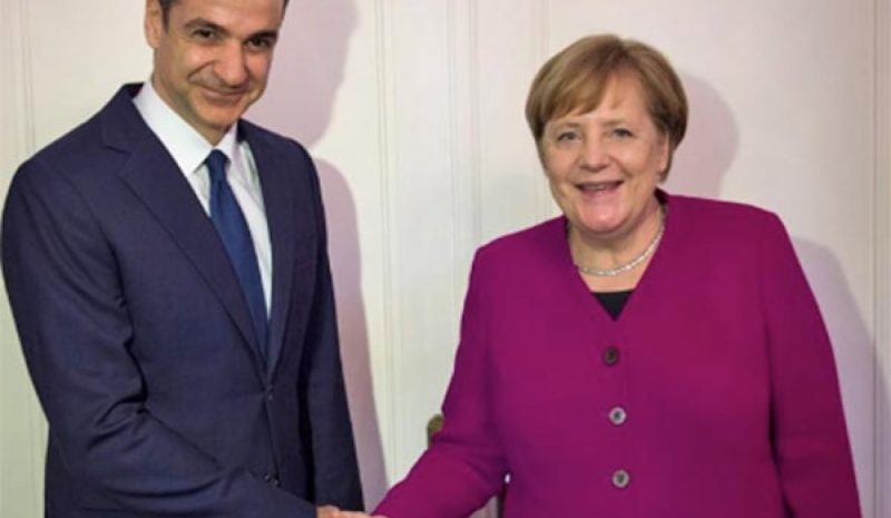 Με τη Μέρκελ τα λέει  σήμερα ο Κ. Μητσοτάκης