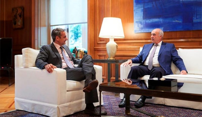 Για τις τελευταίες εξελίξεις στην Ευρώπη  τα είπαν χθες Μητσοτάκης - Μεϊμαράκης