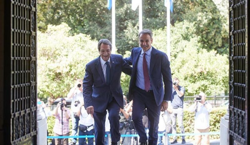 Αυστηρό μήνυμα προς την Τουρκία  από Κ. Μητσοτάκη - Ν. Αναστασιάδη