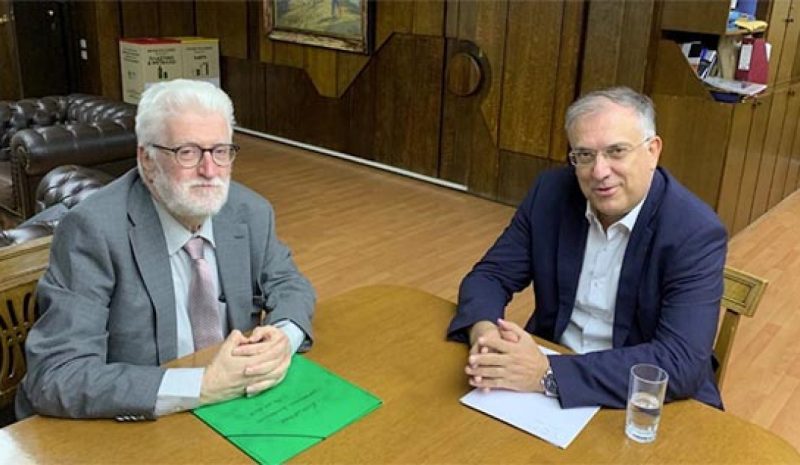 Με τους Υπουργούς Εσωτερικών και  Περιβάλλοντος συναντήθηκε ο Μ. Ελισάφ