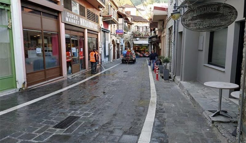 Απολύμανση και καθαριότητα δημόσιων χώρων στην Κόνιτσα