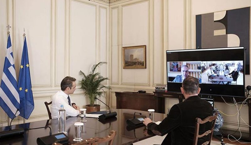 Τηλεδιάσκεψη Θεοδωρικάκου – Μητσοτάκη  για το αναπτυξιακό πρόγραμμα των ΟΤΑ