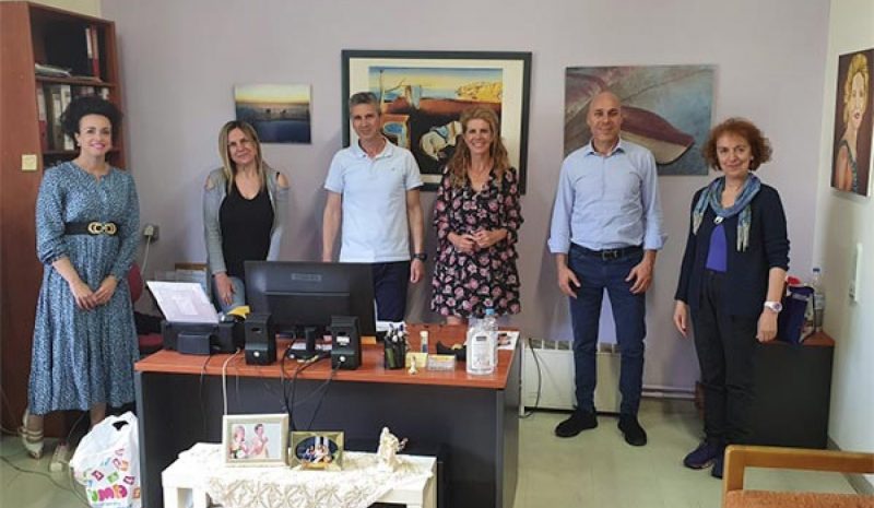 Ο Γ. Αμυράς στο Ειδικό Σχολείο και  στο Σχολείο Δεύτερης Ευκαιρίας