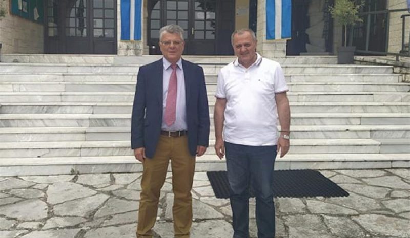Συνάντηση Ν. Εξάρχου  με Δήμαρχο Λαγκαδά