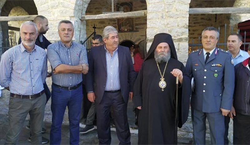 Τελέστηκε πανηγυρική Θεία Λειτουργία  στην Ι.Μ Αγίου Ιωάννη Ρογκοβού
