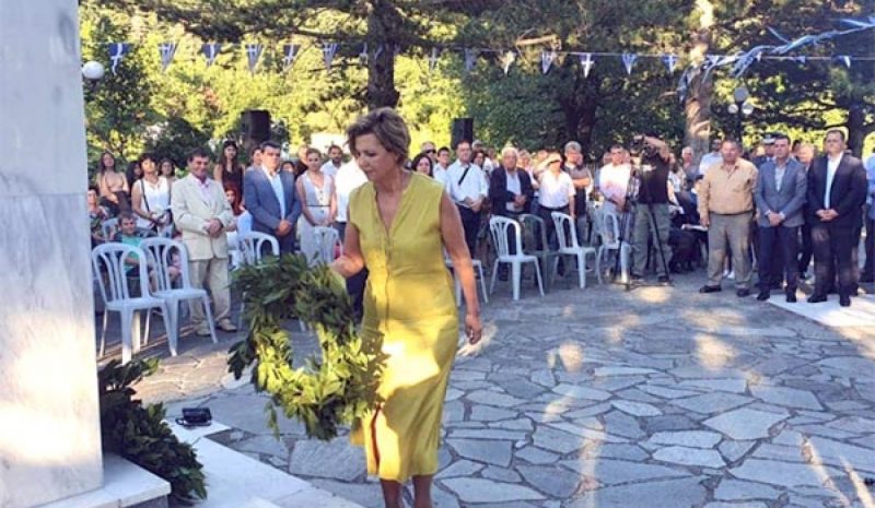 Η Ολγα Γεροβασίλη στη Σκουληκαριά Άρτας