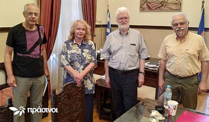 Με τον Μ. Ελισάφ συναντήθηκε  αντιπροσωπεία των «Πράσινων» 