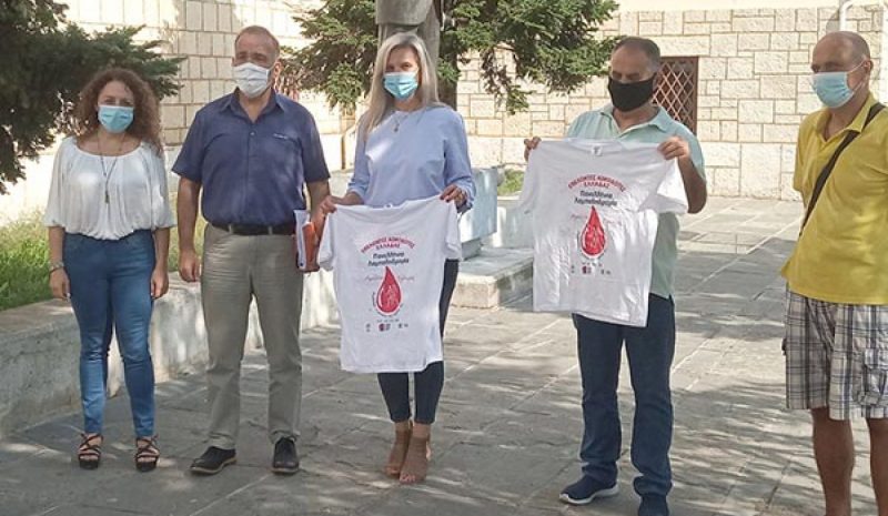 Η φλόγα της εθελοντικής αιμοδοσίας  σήμερα (7.30 μ.μ.) στην πλατεία Ιωαννίνων