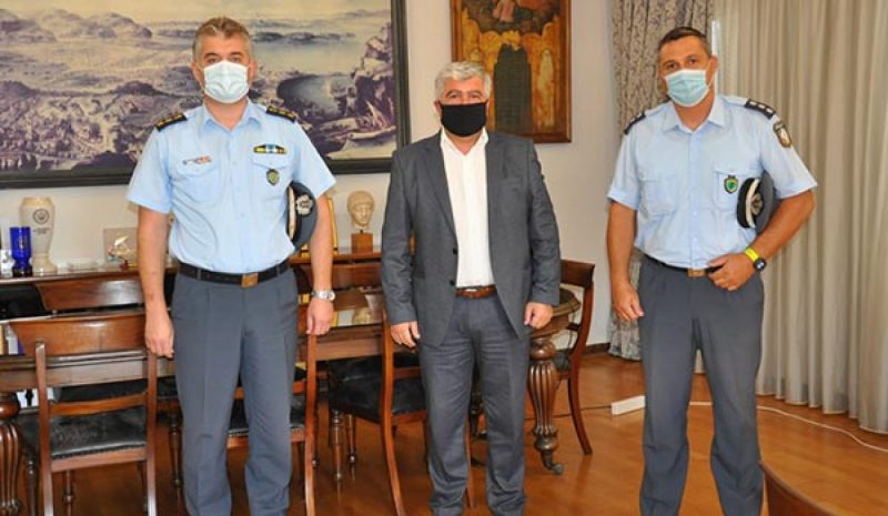 Συνεργασία Ν. Γεωργάκου με το  νέο Διοικητή του Α.Τ Πρέβεζας  