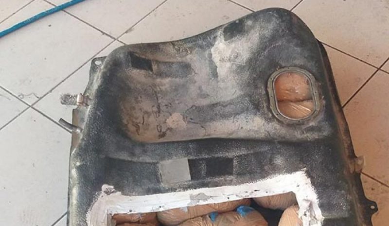 18 κιλά χασίς ξετρύπωσε από  ρεζερβουάρ Ι.Χ. η «Lussy»!