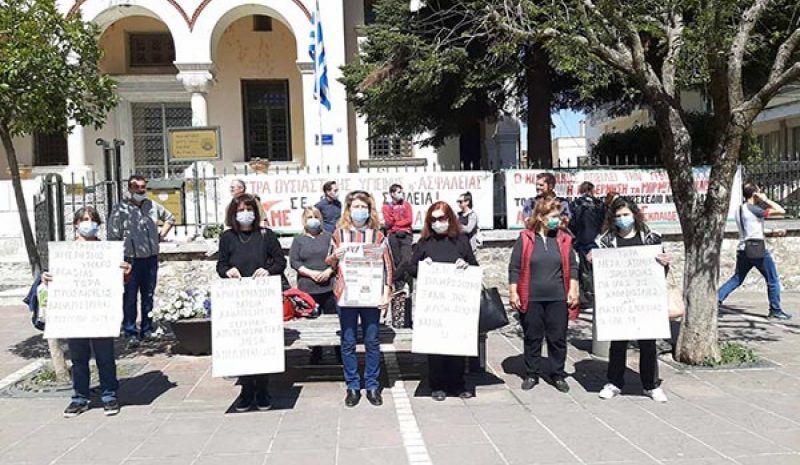 Ασφαλή εργασία ζητούν οι σχολικές καθαρίστριες