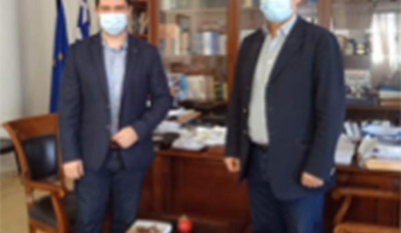 Σύσκεψη εργασίας του δημάρχου  Φιλιατών με τον βουλευτή Μ. Κάτση