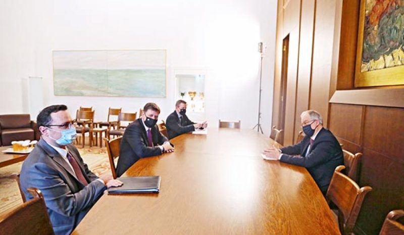 Το Μέλλον της Ευρώπης στο επίκεντρο της συνάντησης Κ. Τασούλα - Μ. Βαρβιτσιώτη