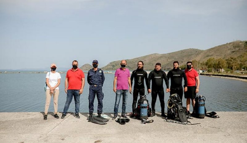 Καθάρισαν τον βυθό στο λιμάνι Σαγιάδας