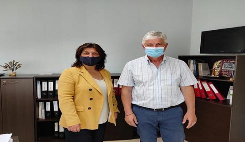 Δημ. Πάνου και Μ. Τσολάκη συζήτησαν  προοπτικές συνεργασίας των δυο φορέων