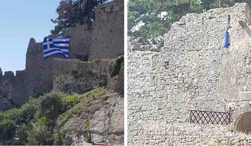 Μπήκαν στο Κάστρο της Πάργας  και «ξήλωσαν» τη γαλανόλευκη!