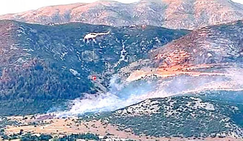 Υπό έλεγχο η πυρκαγιά στην Αμφιθέα 