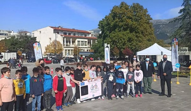 Δράση για μια όμορφη  πόλη με ποδήλατα…