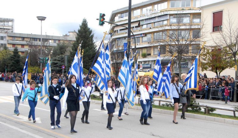 Κανονικά οι παρελάσεις την  25η Μαρτίου στα Γιάννενα