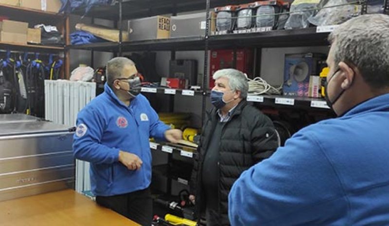 Επίσκεψη Ν. Γεωργάκου στη Λέσχη  Ελλήνων Καταδρομέων Πρέβεζας