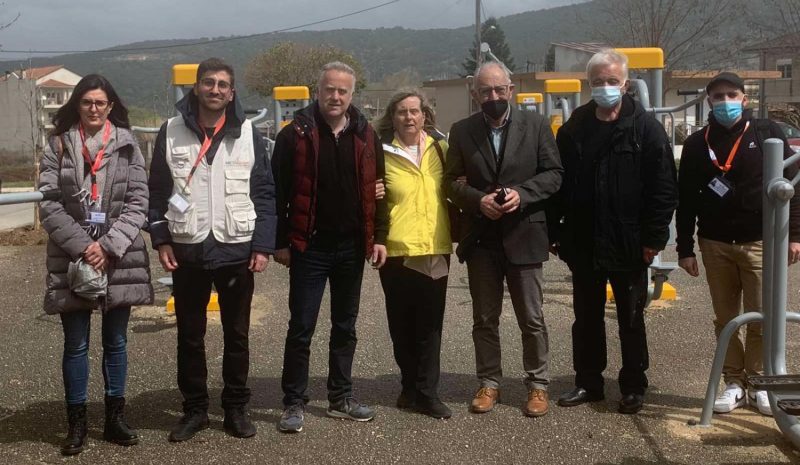 Νέος υπαίθριος αθλητικός χώρος στον  Κατσικά για τα προσφυγόπουλα 