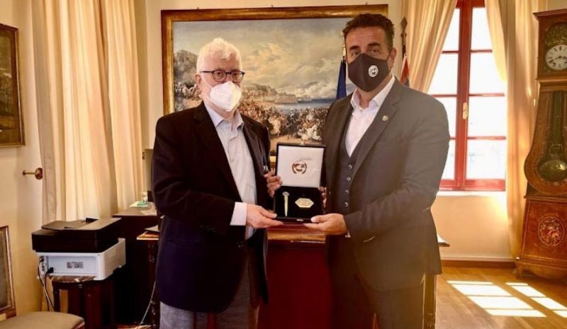 Συνάντηση Μ. Ελισάφ με  τον Δήμαρχο Ναυπλιέων