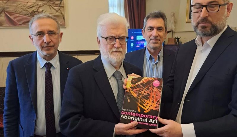 Συνάντηση Μωυσή Ελισάφ με  τον Πρέσβη της Αυστραλίας