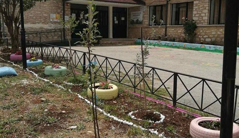 Αναβαθμίστηκε αισθητικά η αυλή  του Νηπιαγωγείου Καλπακίου