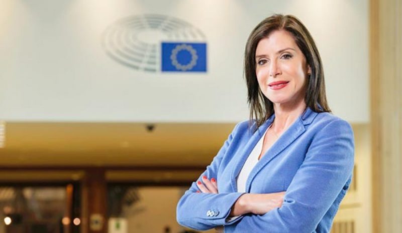 Η A. Ασημακοπούλου εκπρόσωπος  Τύπου της ευρωομάδας της Ν.Δ.