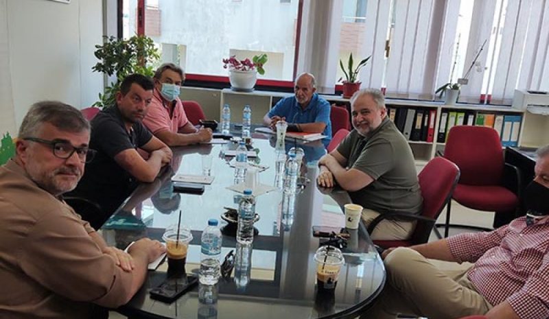 Με μέλη της Ένωσης Αγροτών  συναντήθηκε ο Σπ. Ριζόπουλος 