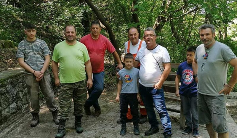  Εθελοντές καθάρισαν το συγκρότημα  νερόμυλου – νεροτριβής Μεγ. Γότιστας
