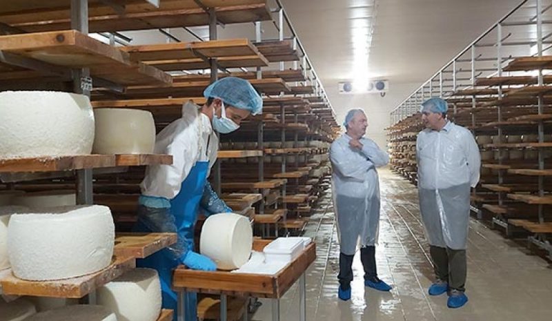 Στην βιομηχανία γαλακτοκομικών προϊόντων «ΚΑΡΑΛΗΣ» ξεναγήθηκε ο Δήμαρχος Αρταίων