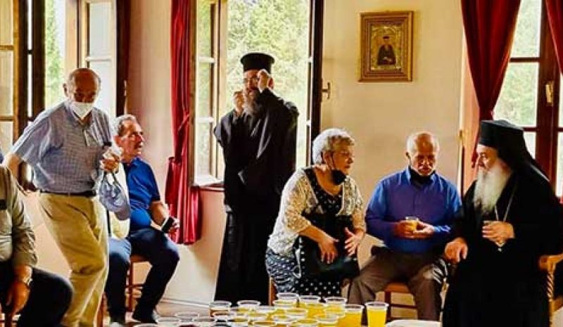 Λιτάνευση λειψάνων του πατρο Κοσμά  στο Κολικόντασι της Αλβανίας