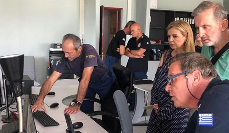 Κλιμάκιο του ΣΥΡΙΖΑ Ιωαννίνων στην Πολιτική  Προστασία και την Πυροσβεστική Υπηρεσία