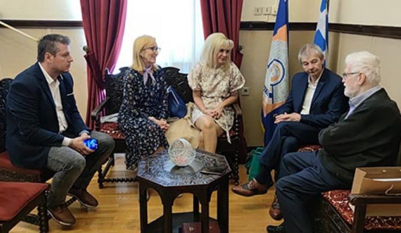 Συνάντηση Μ. Ελισάφ με τον Δήμαρχο  της πόλης Edeleny της Ουγγαρίας