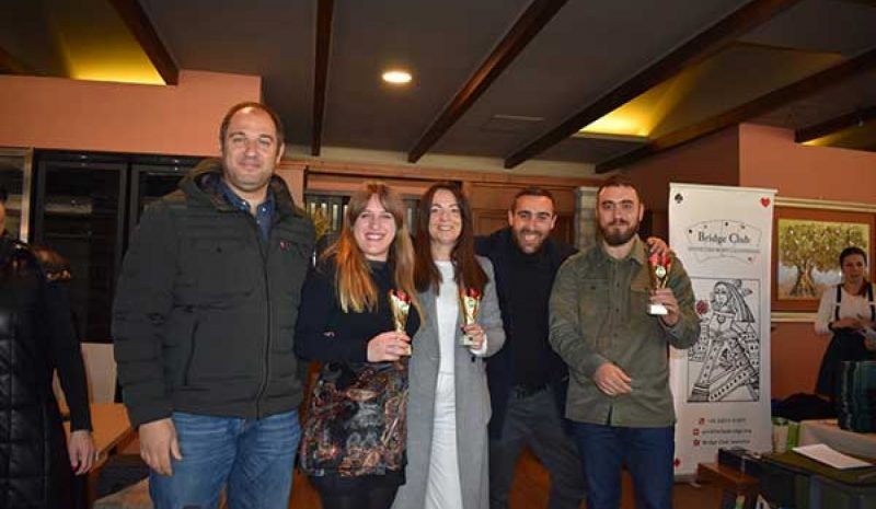 Με επιτυχία ολοκληρώθηκε το πρωτάθλημα Μπριτζ στα Γιάννινα 