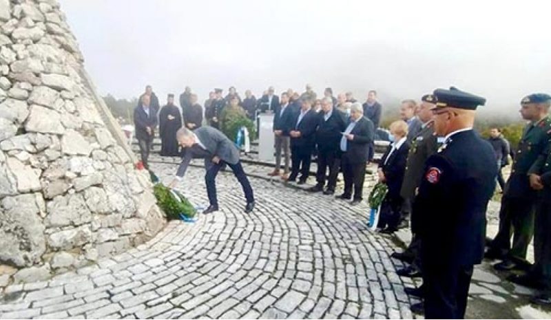 Μνημόσυνο και στεφάνια για  τους ήρωες της Γκραμπάλας