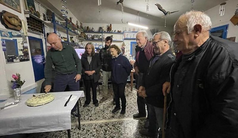 Βασιλόπιτες σε χωριά του Νομού έκοψε ο Γ. Αμυράς