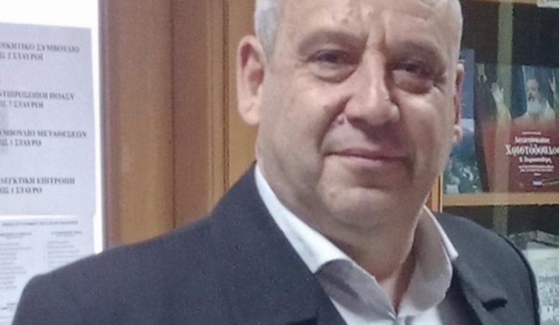 Ο Κων/νος Κίτσιος ευχαριστεί τα μέλη  της Ένωσης Αστυνομικών Υπαλλήλων